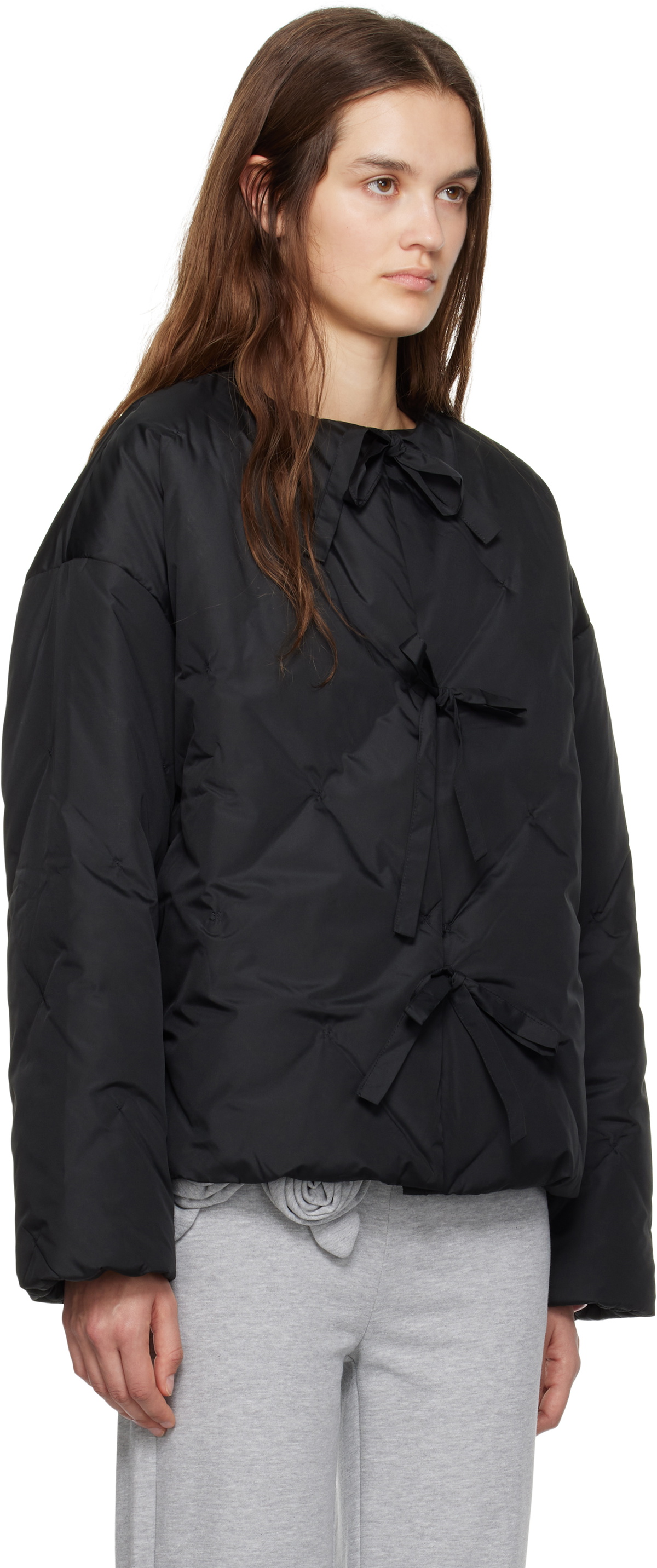 Sleeper Black Ukiyo Puffer Jacket
