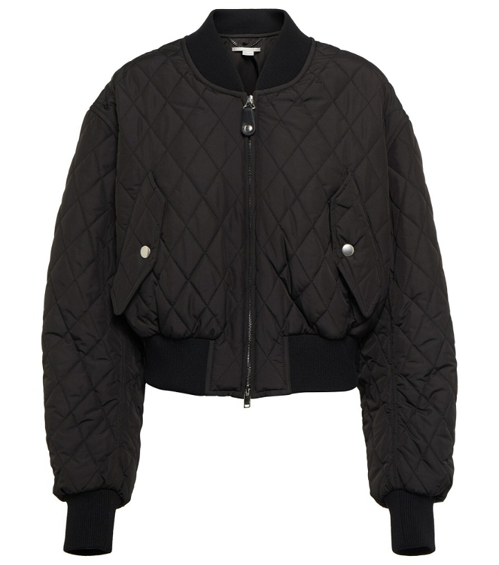 Photo: Stella McCartney - Cropped quilted bomber jacket