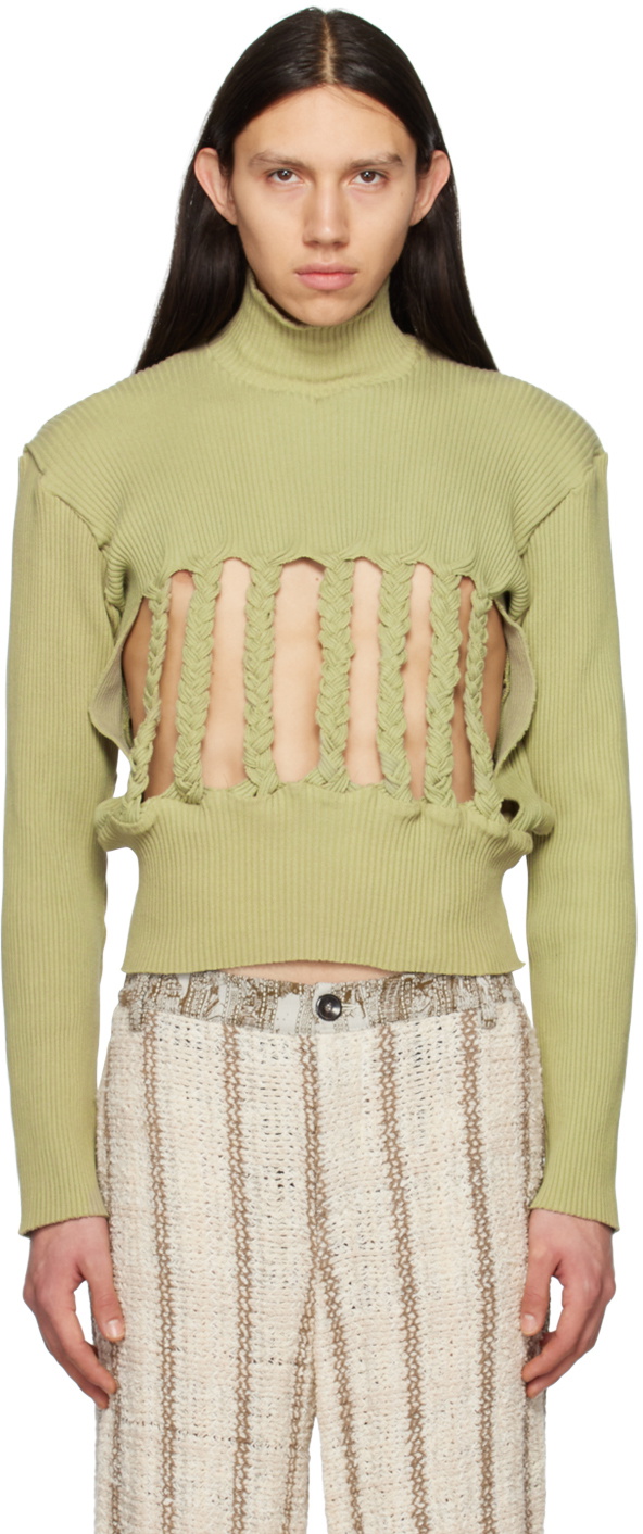 Solitude Studios SSENSE Exclusive Green Sweater