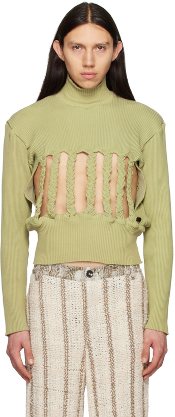 Photo: Solitude Studios SSENSE Exclusive Green Sweater