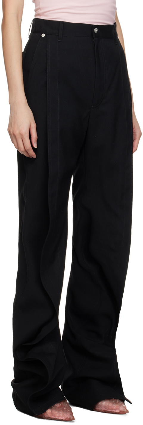 Y/Project Black Banana Trousers