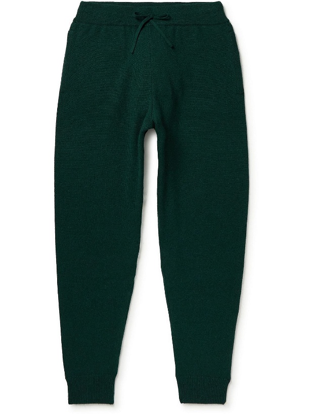 Photo: Mr P. - Tapered Cashmere Sweatpants - Green