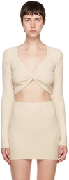 COTTON CITIZEN Off-White Capri Cardigan