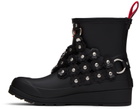 Noir Kei Ninomiya Black Hunter Edition Rubber Boots