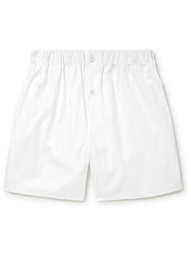 Photo: Emma Willis - Cotton Boxer Shorts - White