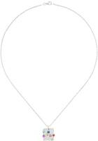Bleue Burnham Silver Mini Rose Garden Pendant Necklace