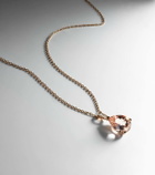 Bucherer Fine Jewellery Blush 18ct rose gold pendant necklace with morganite and diamonds
