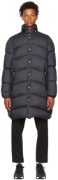 Moncler Black Quilted Down Jacket
