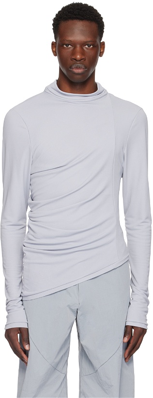 Photo: Nuba SSENSE Exclusive Gray Long Sleeve T-Shirt