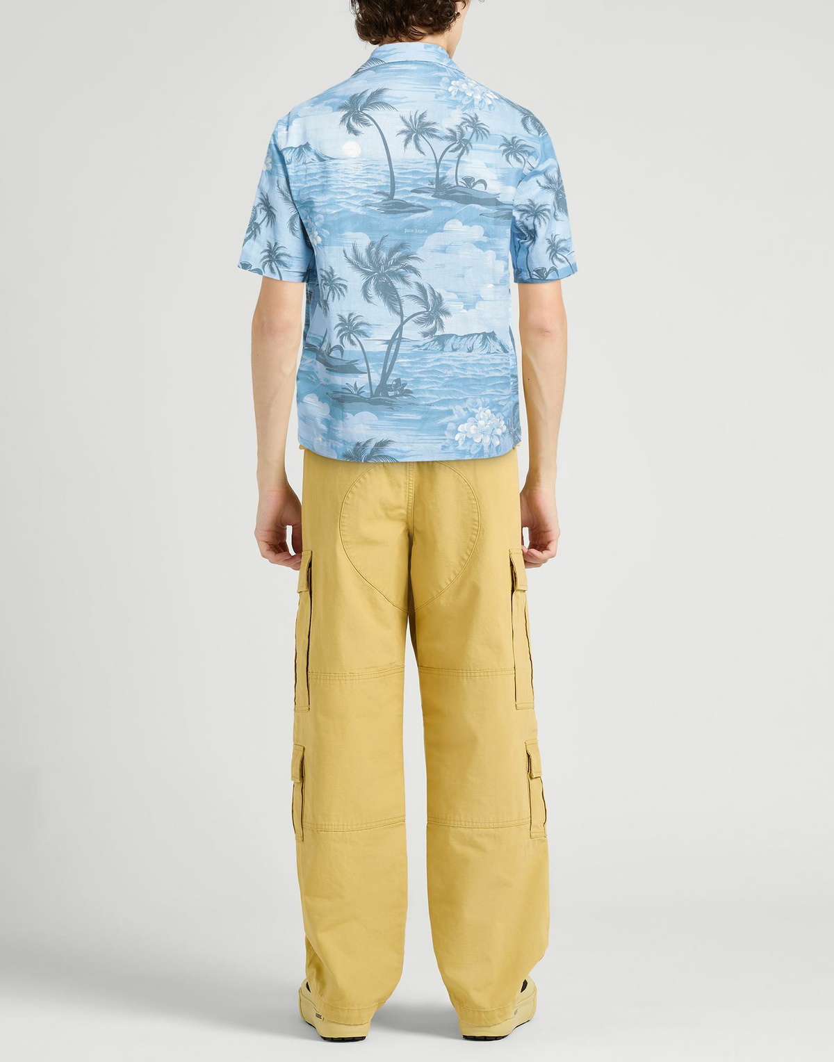 Palm Angels Mens Shirt Light in Blue