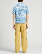 Palm Angels Mens Shirt Light in Blue
