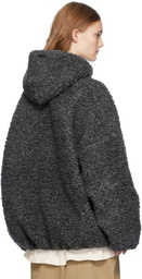 Fear of God Gray Polar Fleece Hoodie