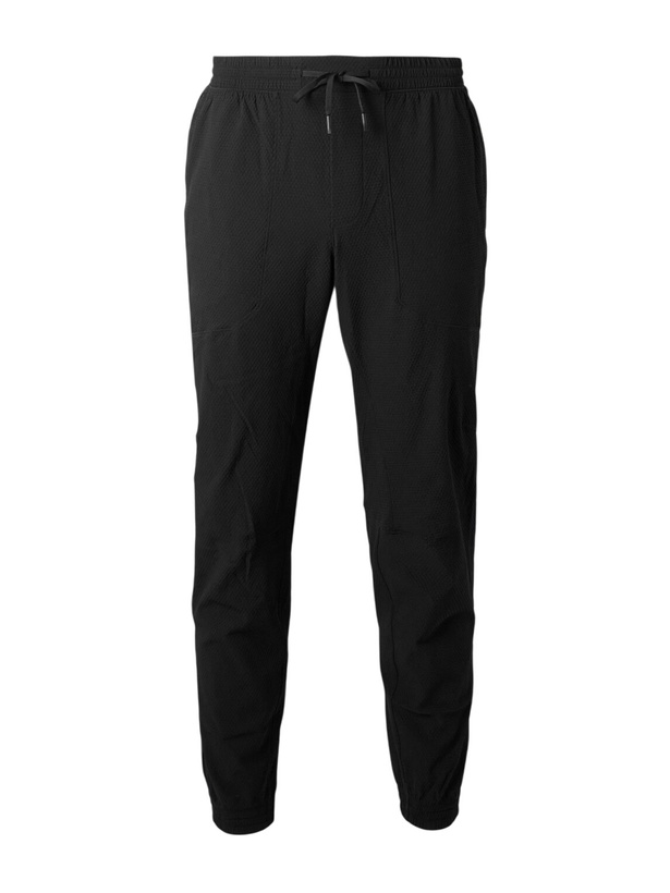 Photo: Lululemon - Licence to Train Tapered Stretch Recycled Waffle-Knit Joggers - Black