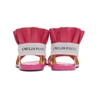 Emilio Pucci Pink Ruffle Sandals