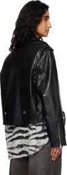 R13 Black Moto Leather Jacket