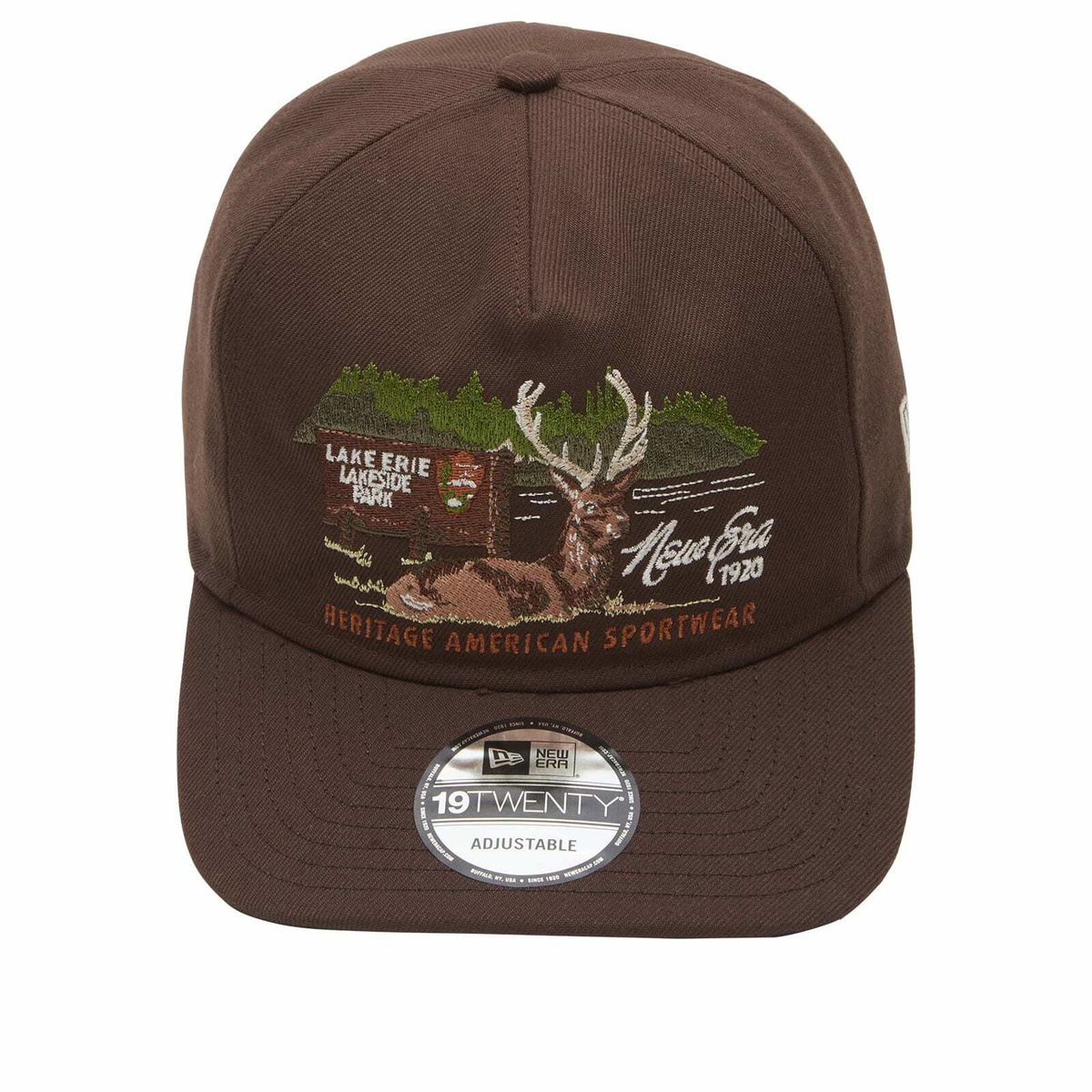 New Era Outdoor Graphic 19Twenty Cap in Brown 