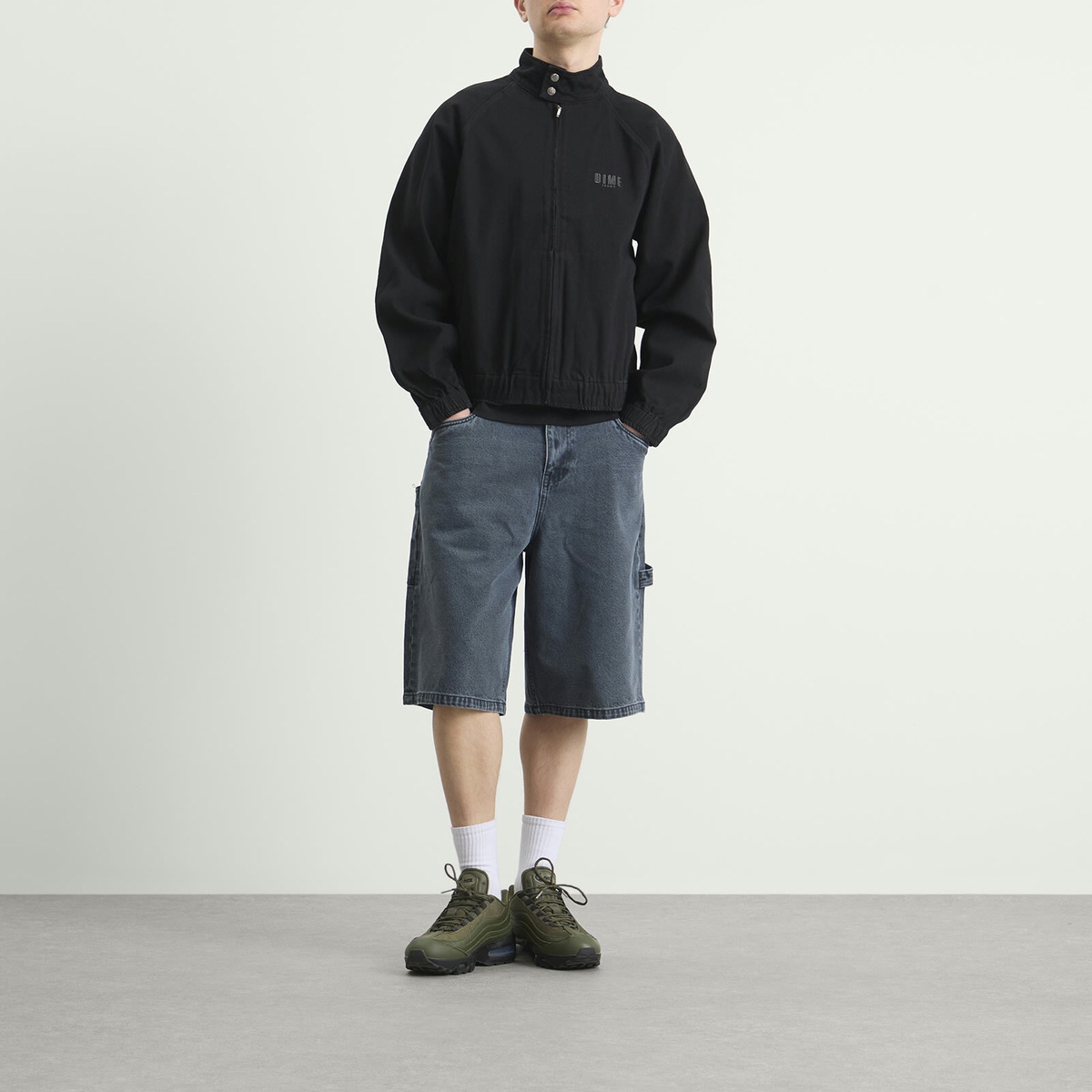 Dime Men's Jeans Jacket in Black