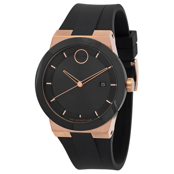 Photo: Movado Bold Fusion Quartz Black Dial Mens Watch 3600851