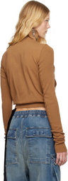 Rick Owens DRKSHDW Orange Hollywood Mountain Sweatshirt