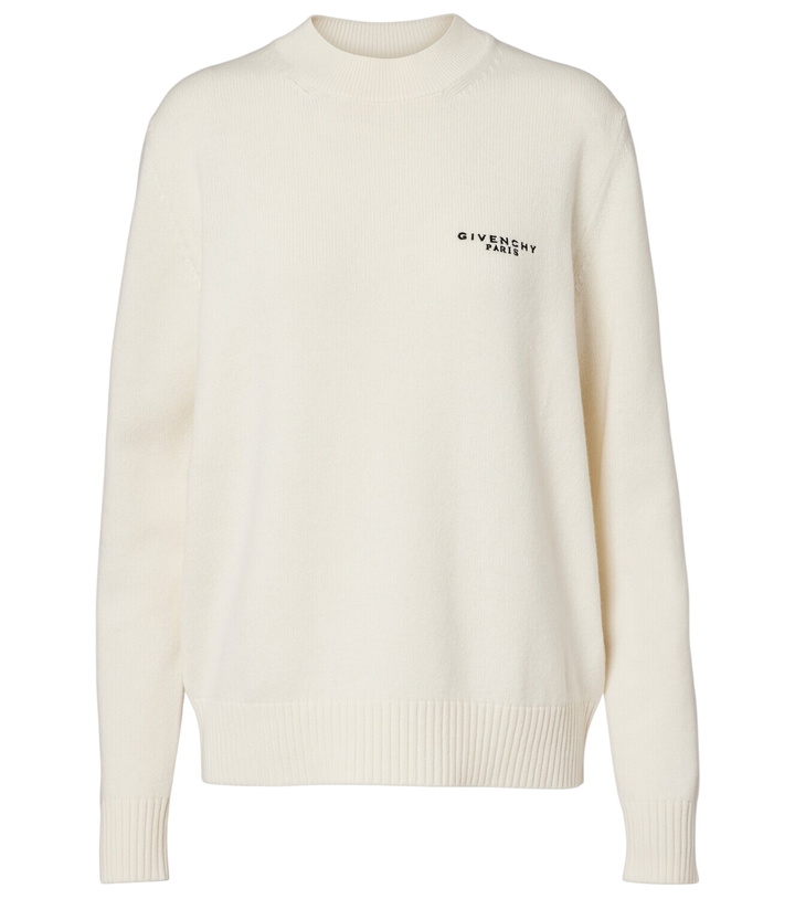 Photo: Givenchy Logo wool and cashmere sweater