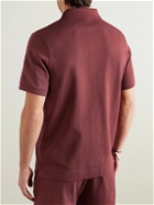 Mr P. - Organic Cotton-Piqué Polo Shirt - Red