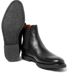 Common Projects - Cross-Grain Leather Chelsea Boots - Black