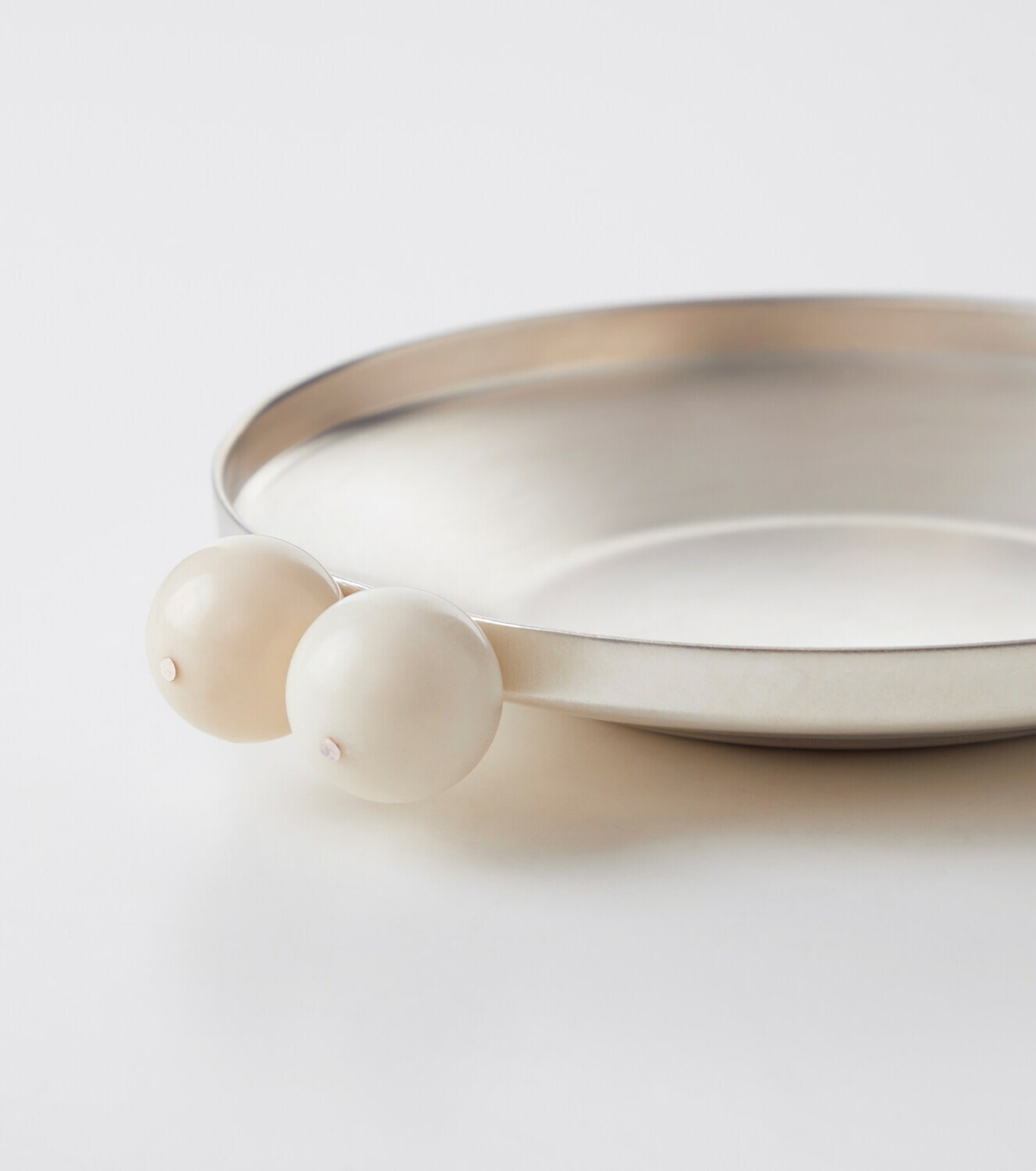 Natalia Criado Silver-plated snack bowl