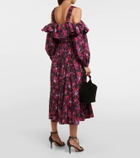 Ulla Johnson Caprice floral cotton poplin midi dress