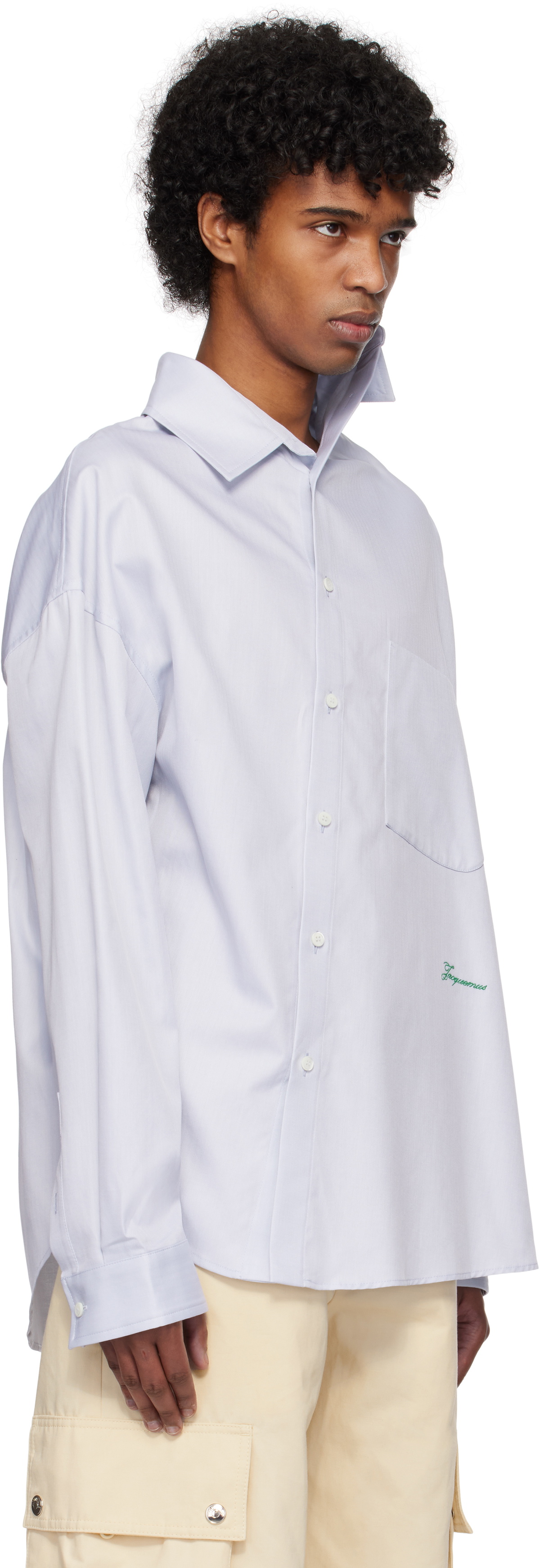 JACQUEMUS Gray 'The Cuadro' Shirt