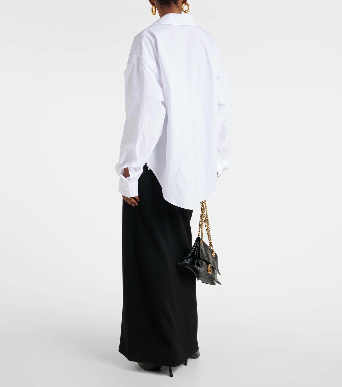 Balenciaga Oversized cotton poplin shirt Balenciaga