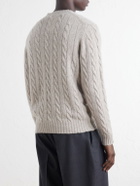 William Lockie - Cable-Knit Wool Sweater - Neutrals