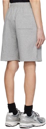 PLACES+FACES Gray Embroidered Shorts