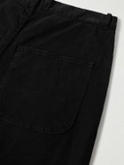 Nili Lotan - Carpenter Straight-Leg Cropped Cotton-Blend Twill Trousers - Black