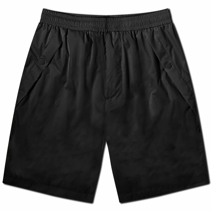 Photo: Moncler Men's Lightweight Nylon Shorts in Black