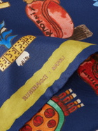 Rubinacci - Printed Silk-Twill Pocket Square