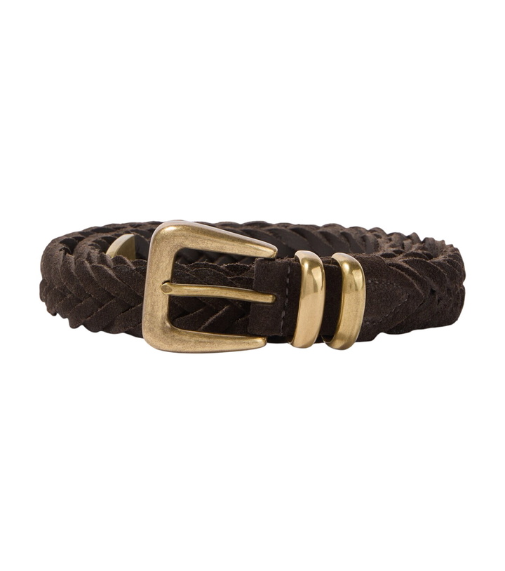 Photo: Eleventy Braided suede belt