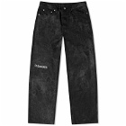 Pleasures Men's Formula Loose Jeans in Black