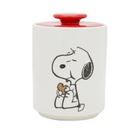 Peanuts Snoopy Cookie Jar in White/Red 