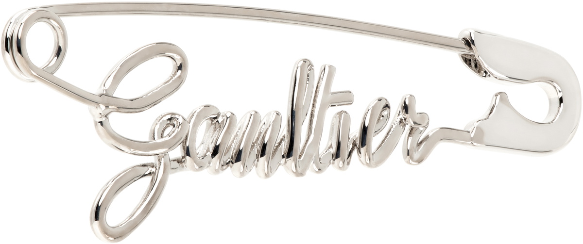 Jean Paul Gaultier Silver 'The Gaultier Safety Pin' Earring Jean