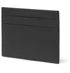 BALENCIAGA - Logo-Print Full-Grain Leather Cardholder - Black