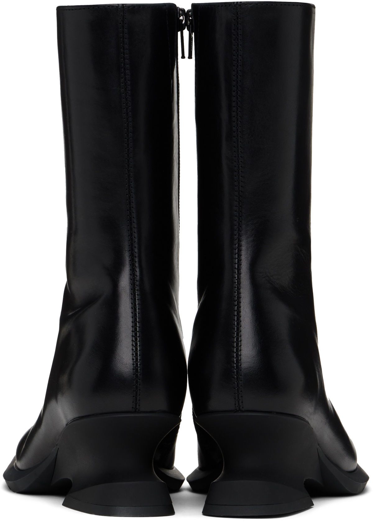 ミヤシタタカヒロソロイスト×ジョンミーア　ラバーブーツ　長靴　UK9 28cm Miista Black Daria Boots MIISTA