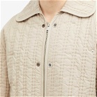Craig Green Men's Quilted Embroidery Jacket in Beige
