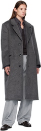 Carter Young Gray Hewitt Wool Coat