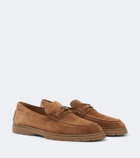 Tod's Suede penny loafers