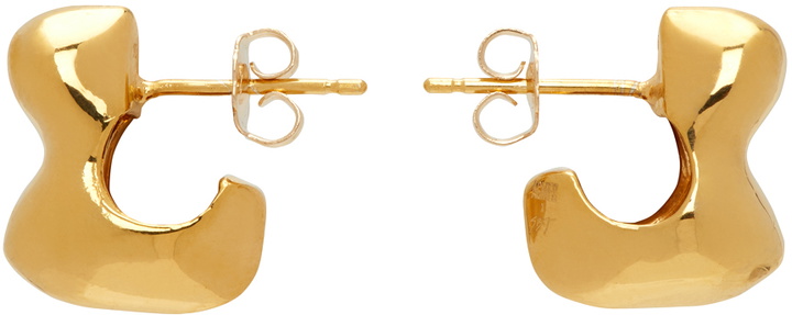 Photo: AGMES Gold Simone Bodmer Turner Edition Small Bubble Hoop Earrings