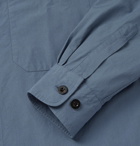 Mr P. - Cotton-Ripstop Overshirt - Blue