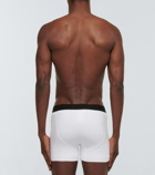 Balenciaga - Logo cotton-blend boxer briefs
