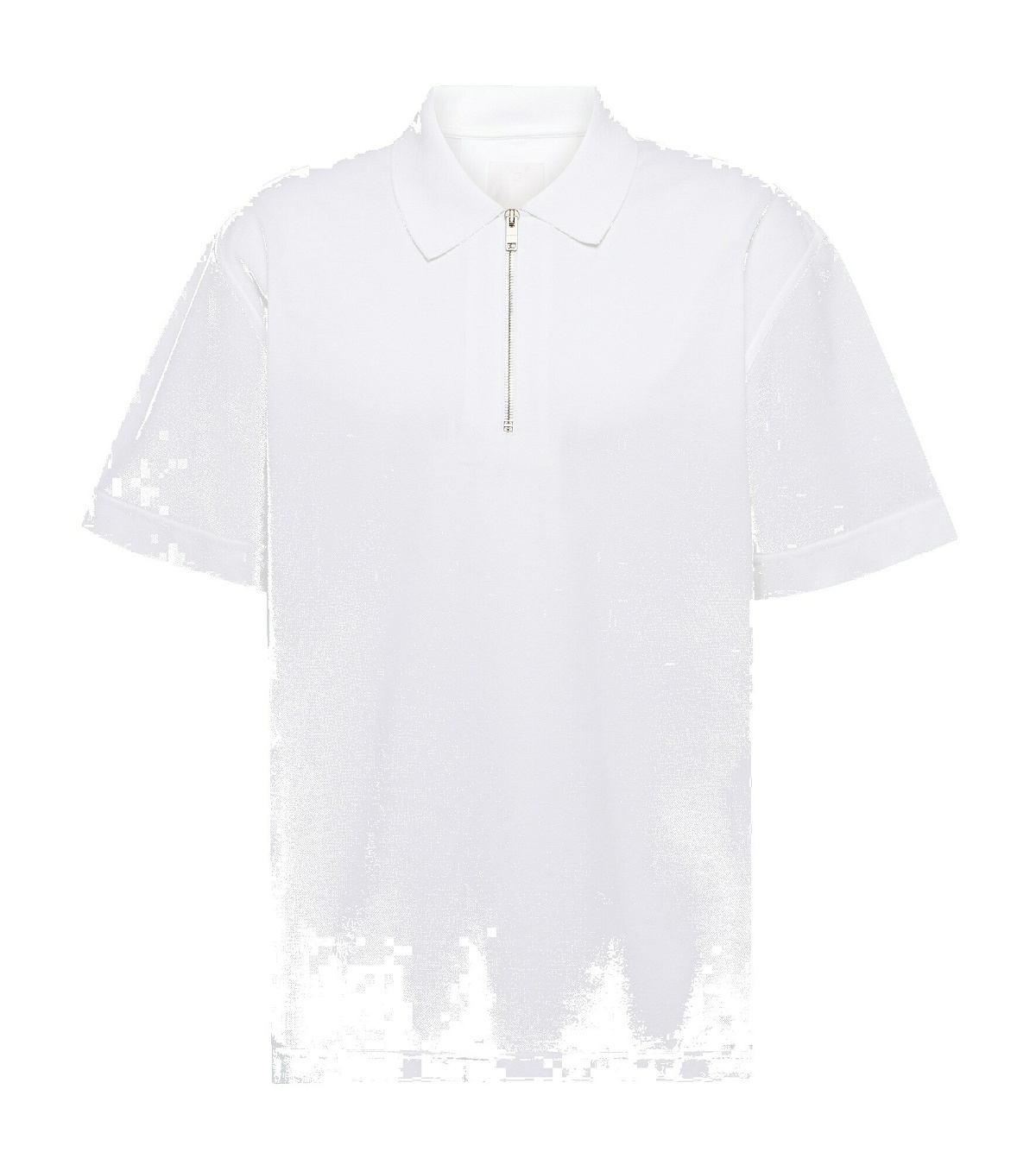 Photo: Givenchy - Half-zip cotton piqué polo shirt