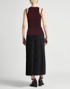 Helmut Lang Womens Tank top Burgundy