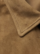 Sid Mashburn - Suede Overshirt - Brown